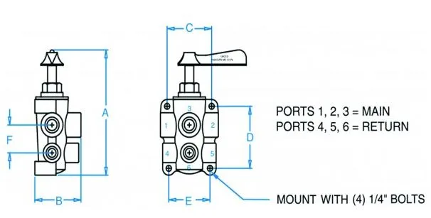 6 PORT FUEL VALVE