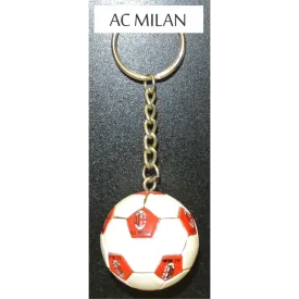 AC Milan Soccer Ball Key Chain