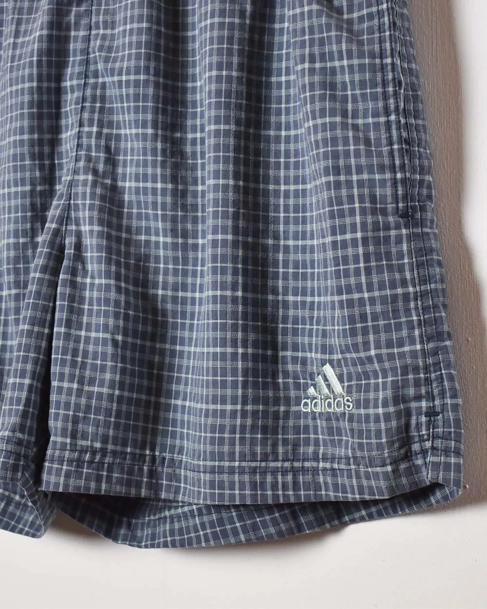 Adidas Checked Mesh Shorts - Medium