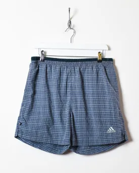 Adidas Checked Mesh Shorts - Medium