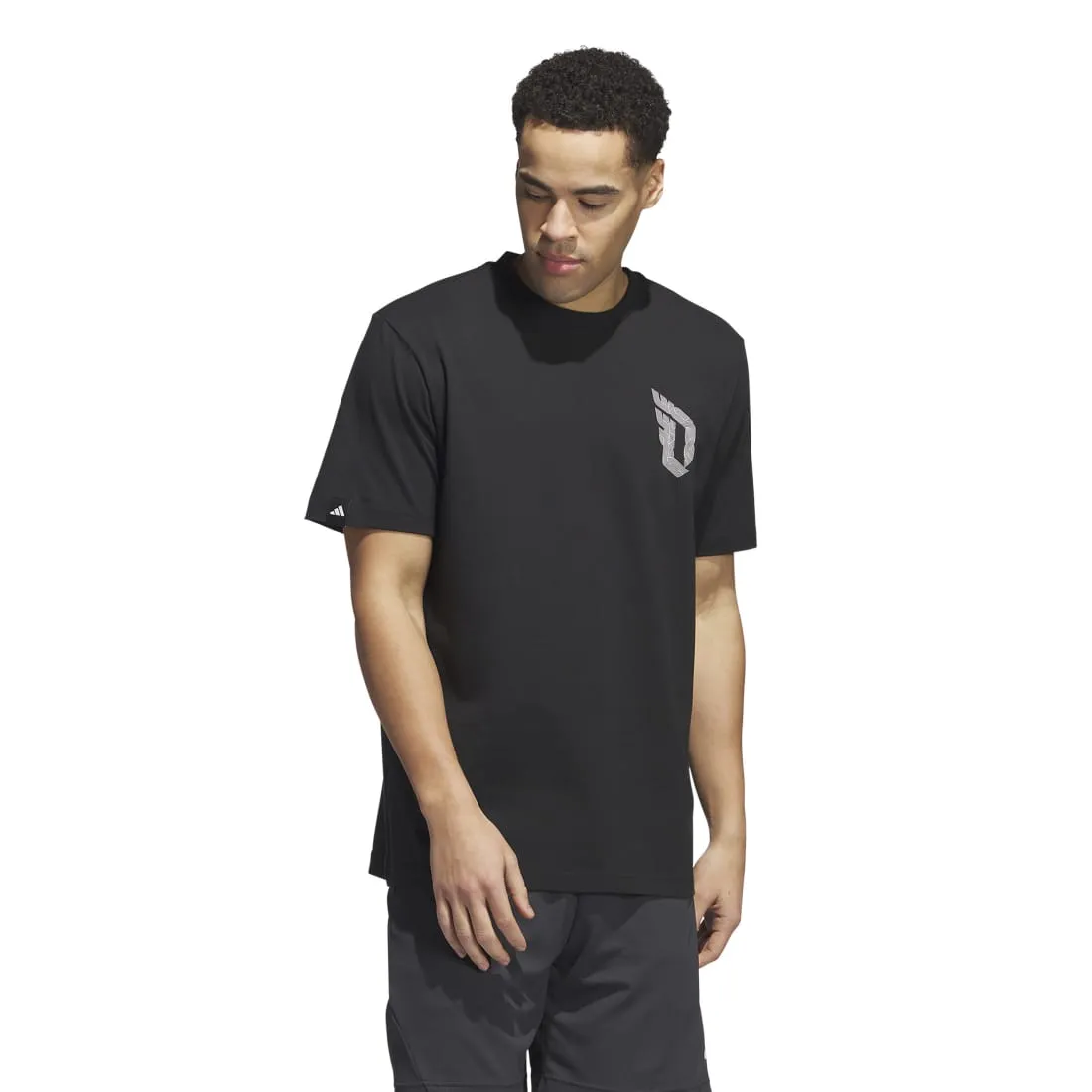 ADIDAS DAMIAN LILLARD GRAPHIC MEN'S TEE BLACK