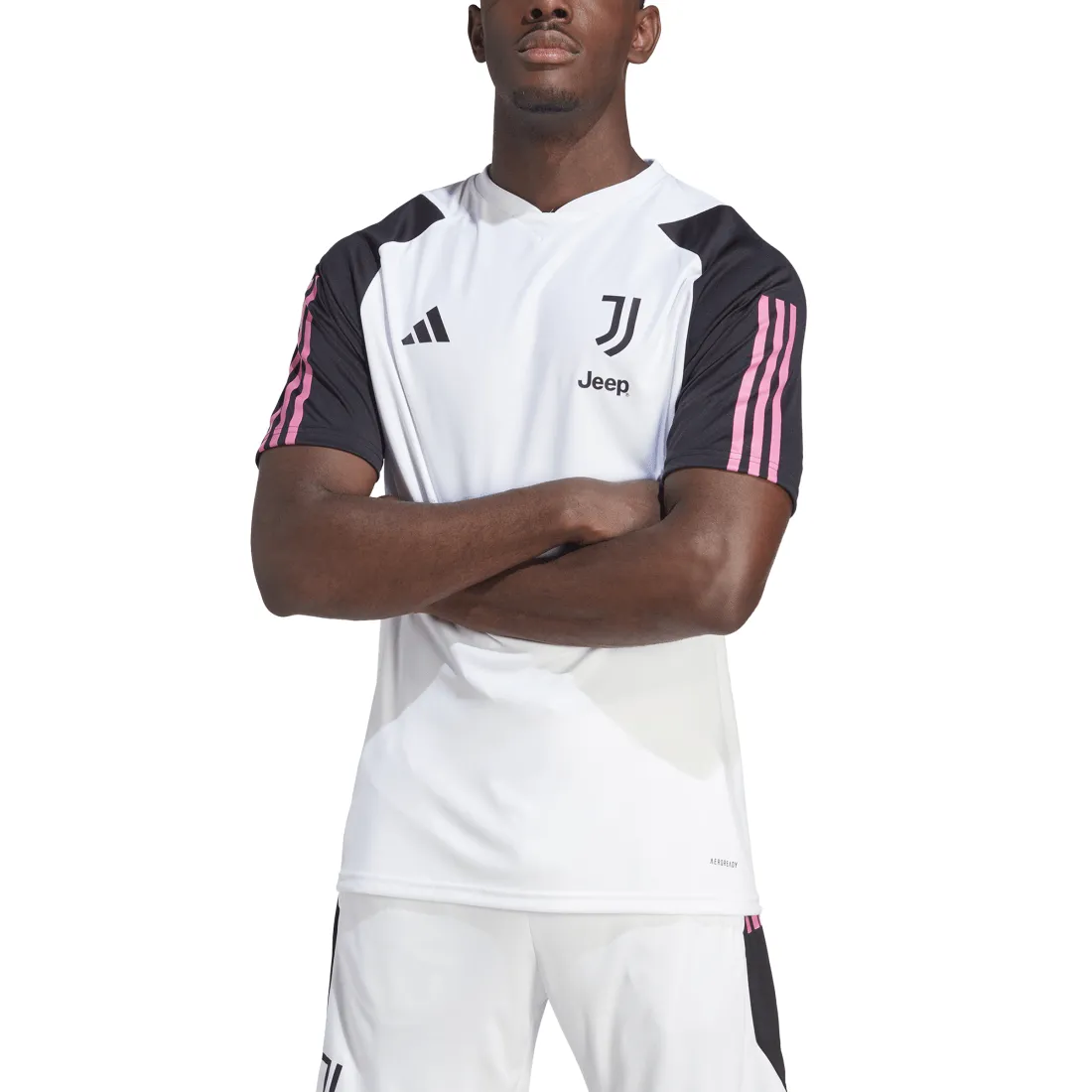 ADIDAS JUVENTUS TIRO 23 MEN'S TRAINING JERSEY WHITE