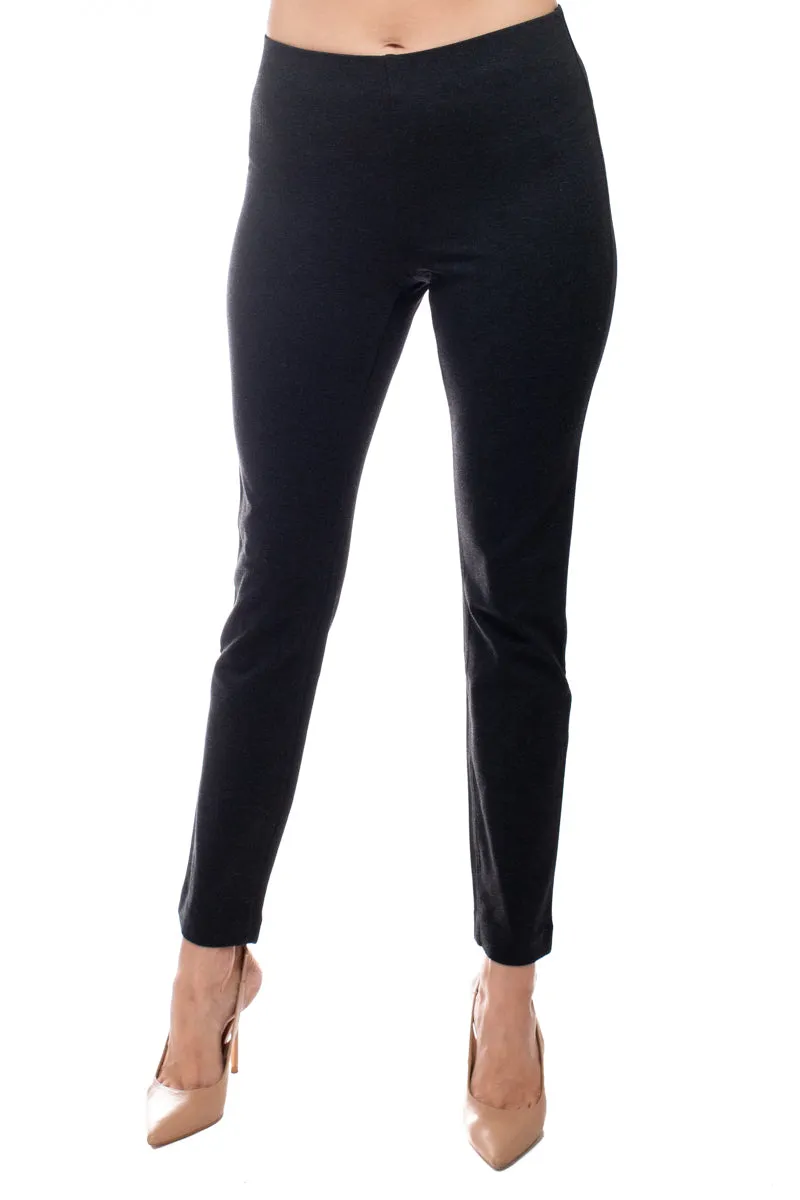 Adrianna Papell mid banded waist solid ponte pant