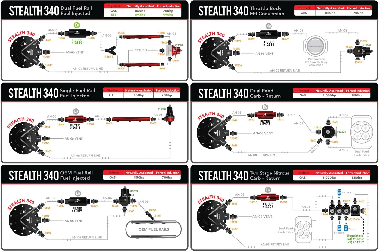 Aeromotive 340 Stealth Fuel Tanks 18331