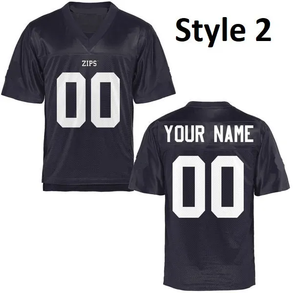 Akron Zips Football Customizable College Jersey