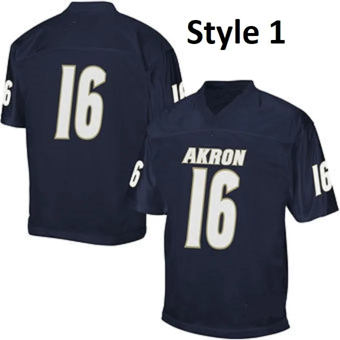 Akron Zips Football Customizable College Jersey