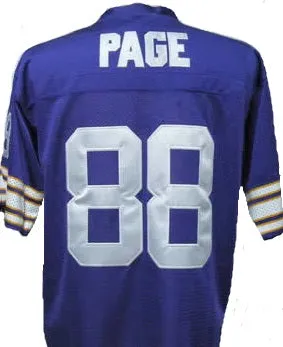 Alan Page Minnesota Vikings Throwback Football Jersey