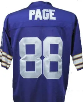 Alan Page Minnesota Vikings Throwback Football Jersey