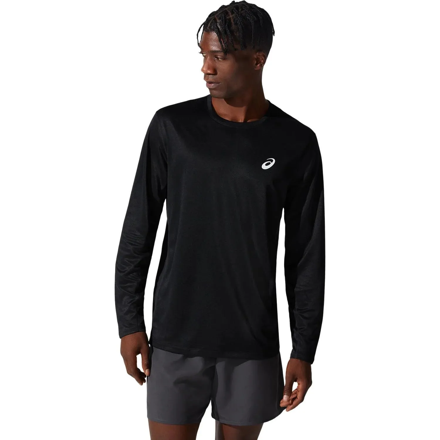 Asics Men's Silver Long Sleeve Shirt