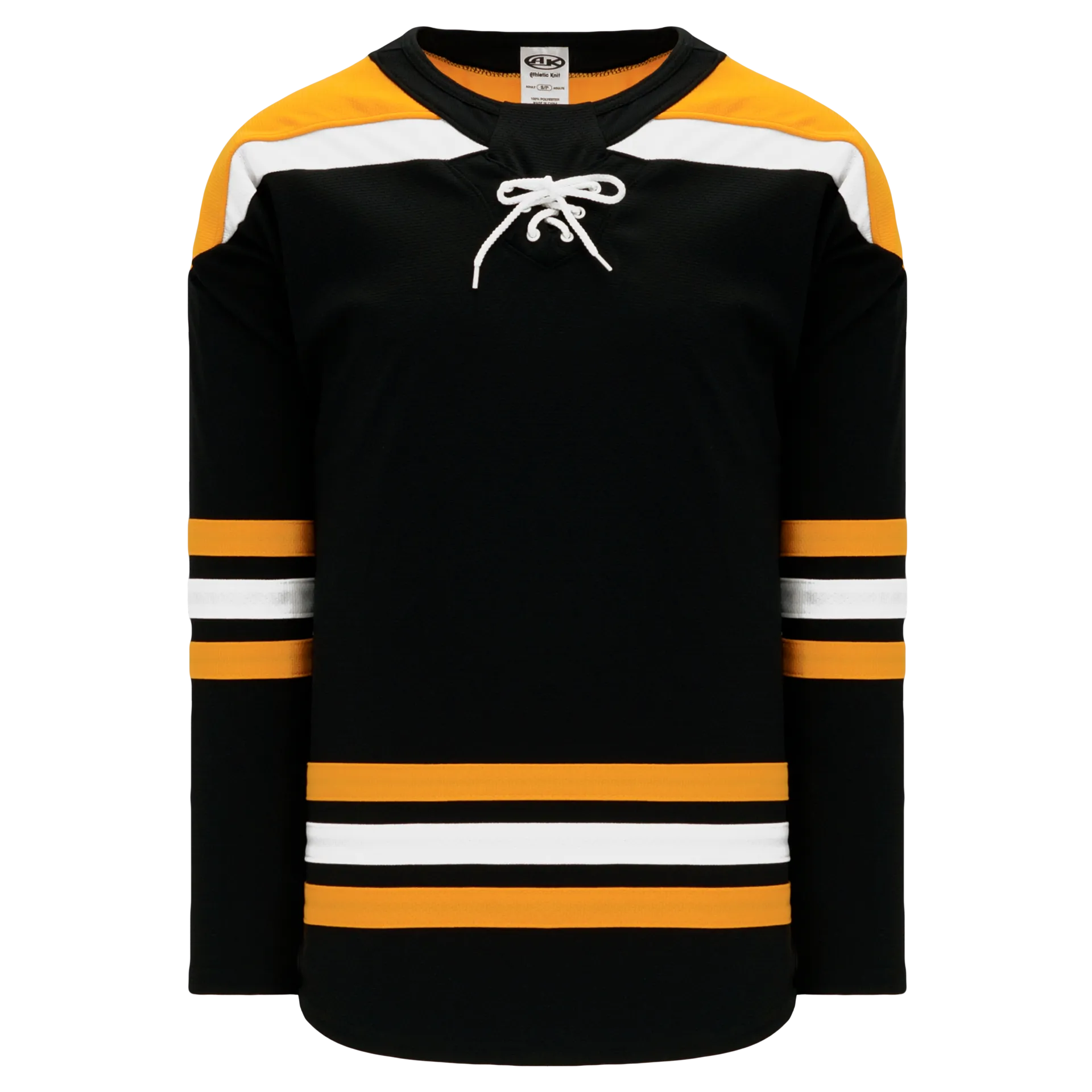 Athletic Knit (AK) H550BA-BOS396B Adult 2017 Boston Bruins Black Hockey Jersey