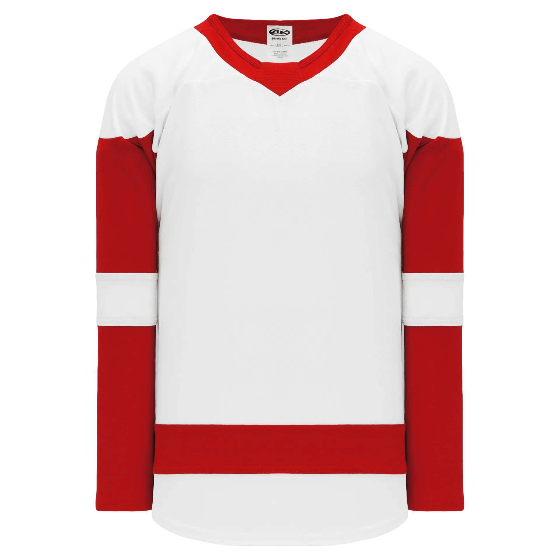 Athletic Knit (AK) H550BY-DET756B Youth 2017 Detroit Red Wings White Hockey Jersey