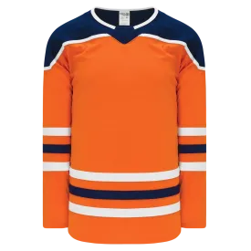 Athletic Knit (AK) H550BY-EDM369B Youth 2017 Edmonton Oilers Orange Hockey Jersey