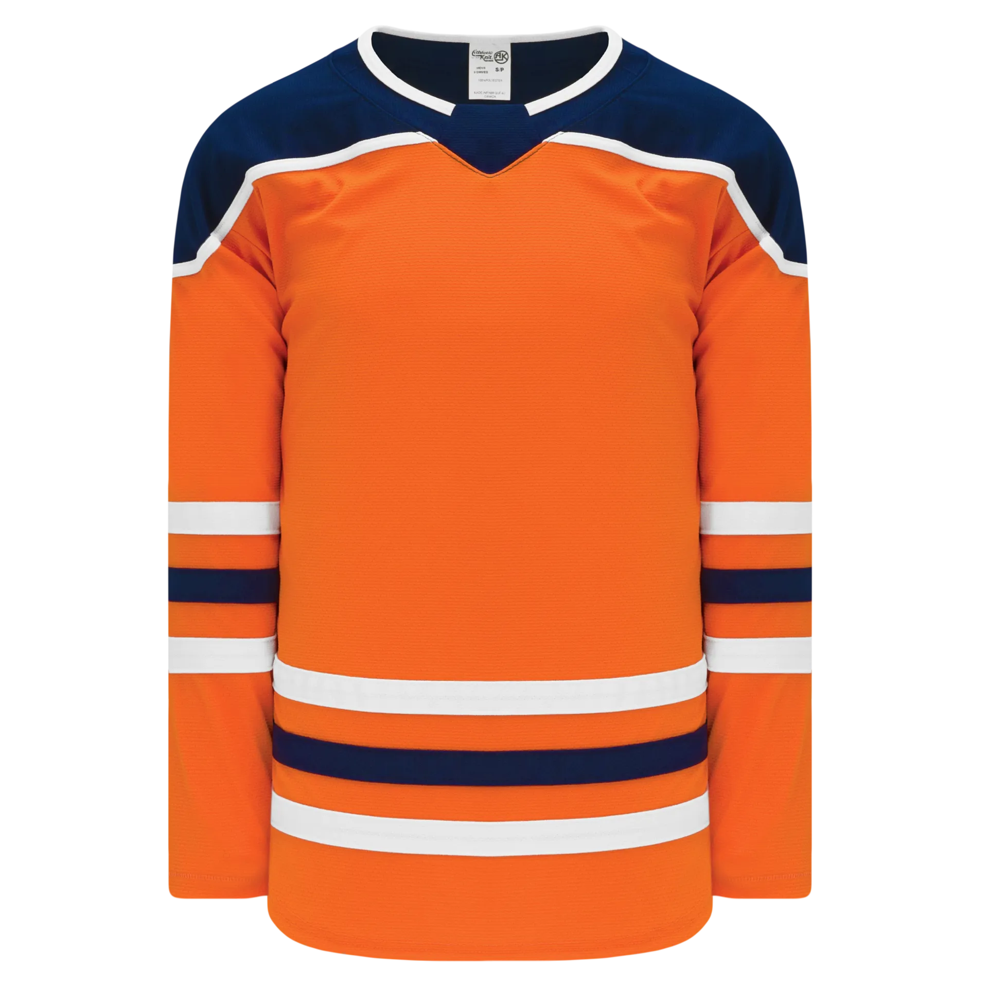 Athletic Knit (AK) H550BY-EDM369B Youth 2017 Edmonton Oilers Orange Hockey Jersey