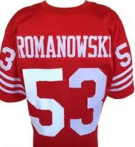 Bill Romanowski San Francisco 49ers Throwback Football Jersey