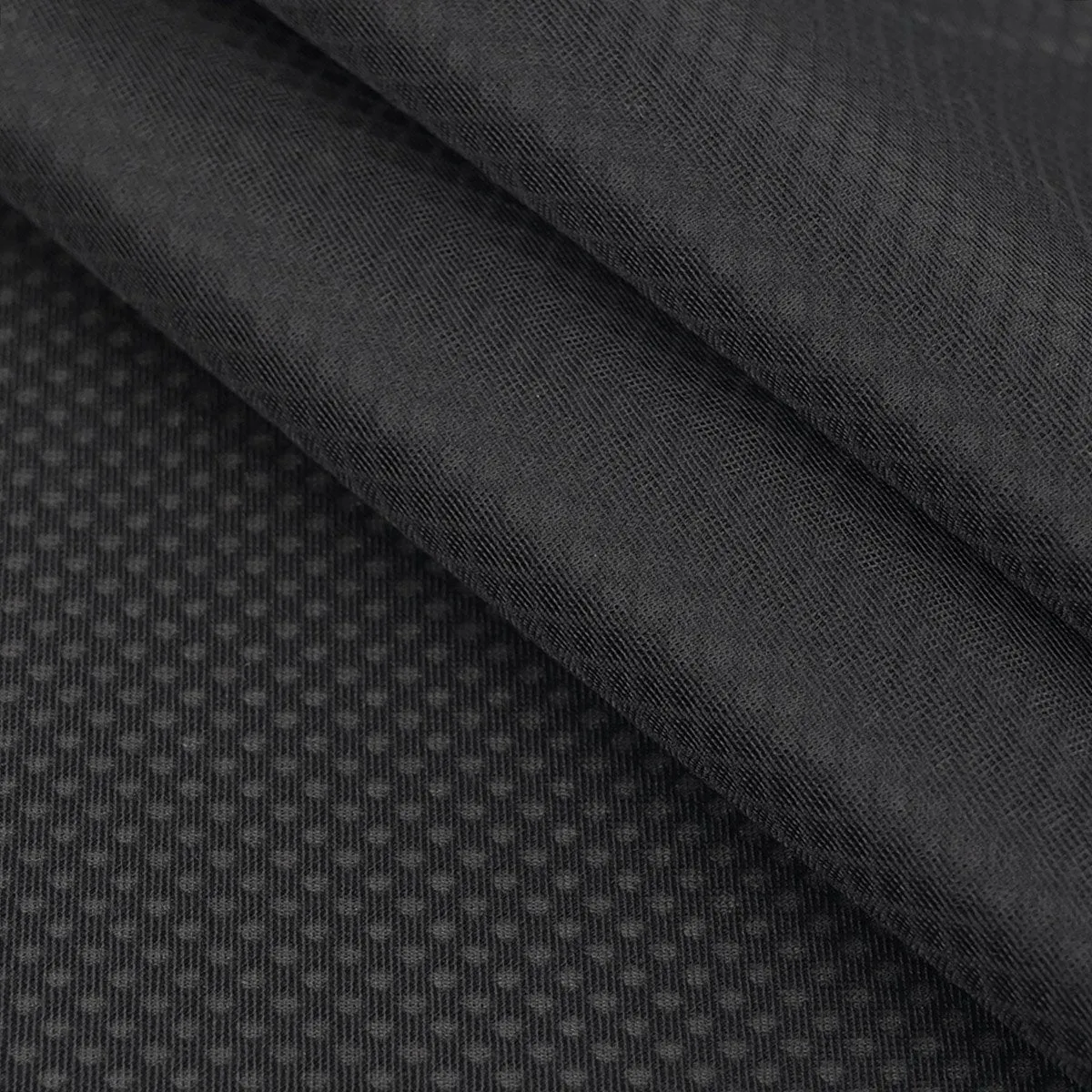 Black Punctured Mesh Kit Fabric 97775