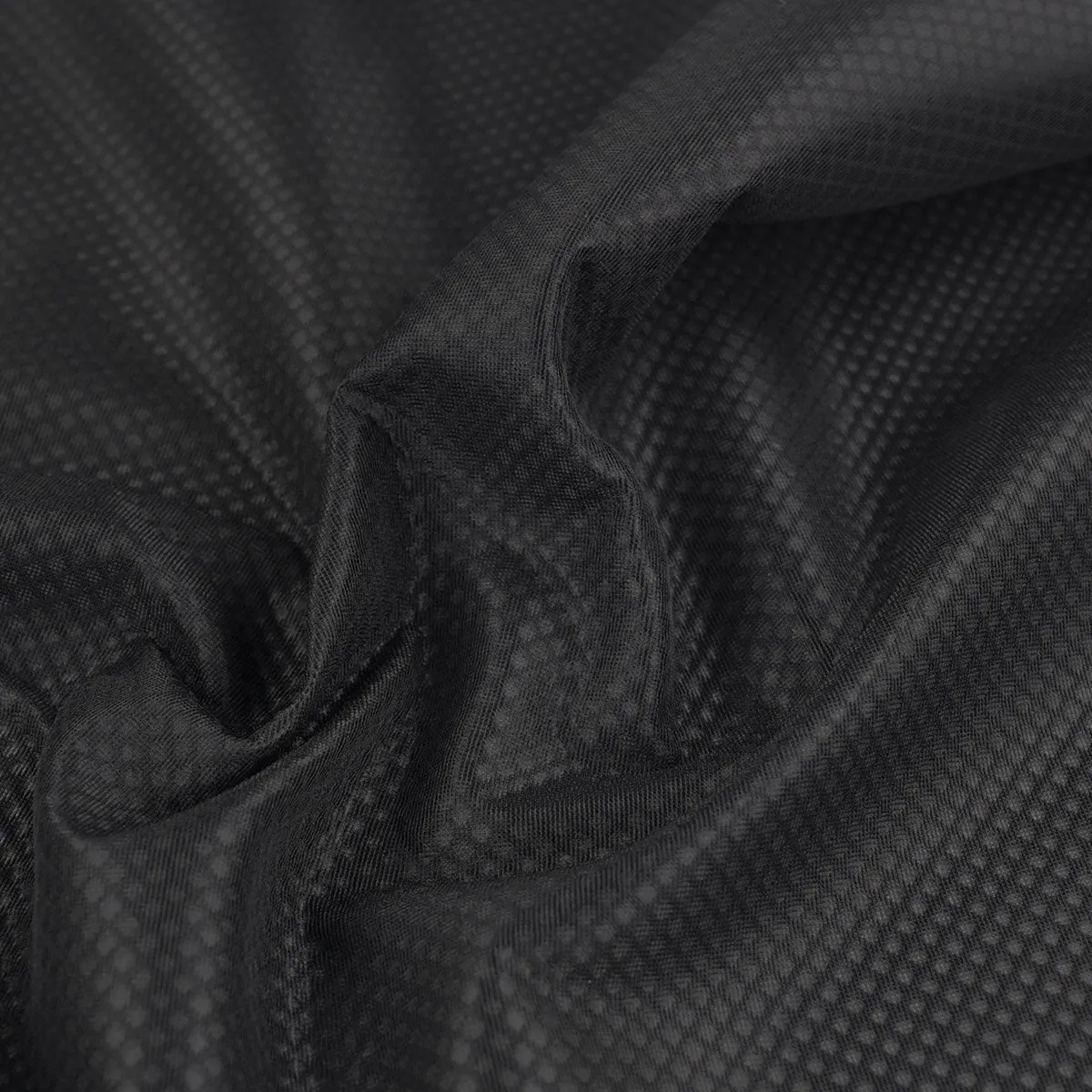 Black Punctured Mesh Kit Fabric 97775