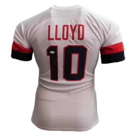 Carli Lloyd Autographed White USA Soccer Jersey (JSA)