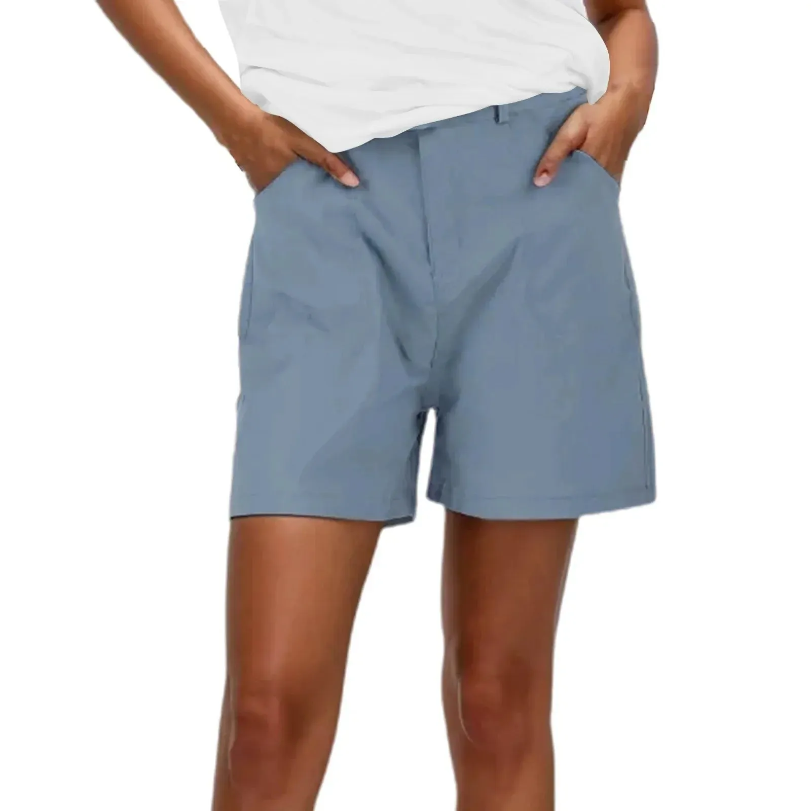 Casual Athletic Chino Stretch Twill Regular Fit Hiking Short for Summer