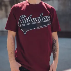 CHIHUAHUA T-SHIRT (BURAGANDY)