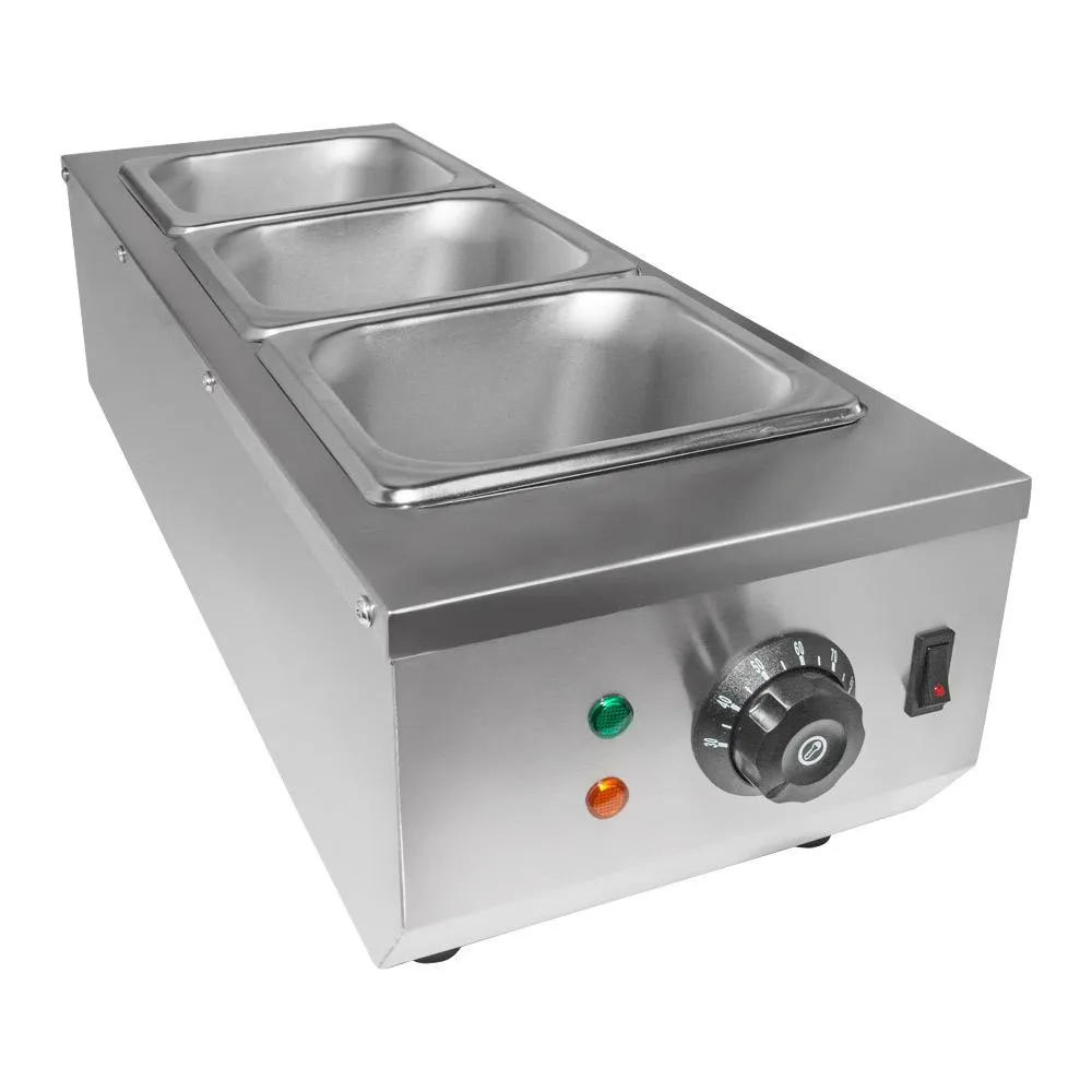 Chocolate Fondue Machine | Stainless steel Professional Melter with Water-Heating System | Manual