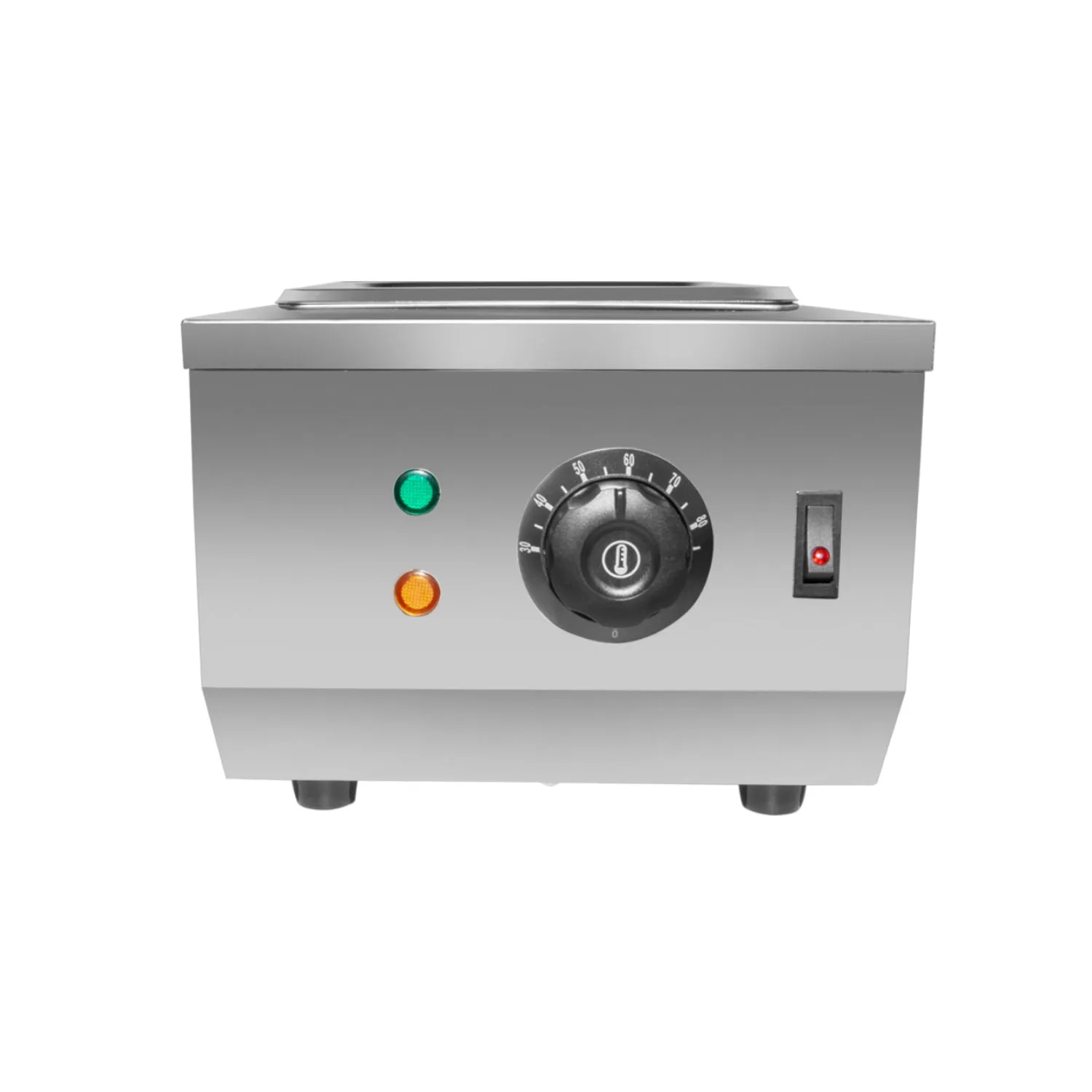 Chocolate Fondue Machine | Stainless steel Professional Melter with Water-Heating System | Manual