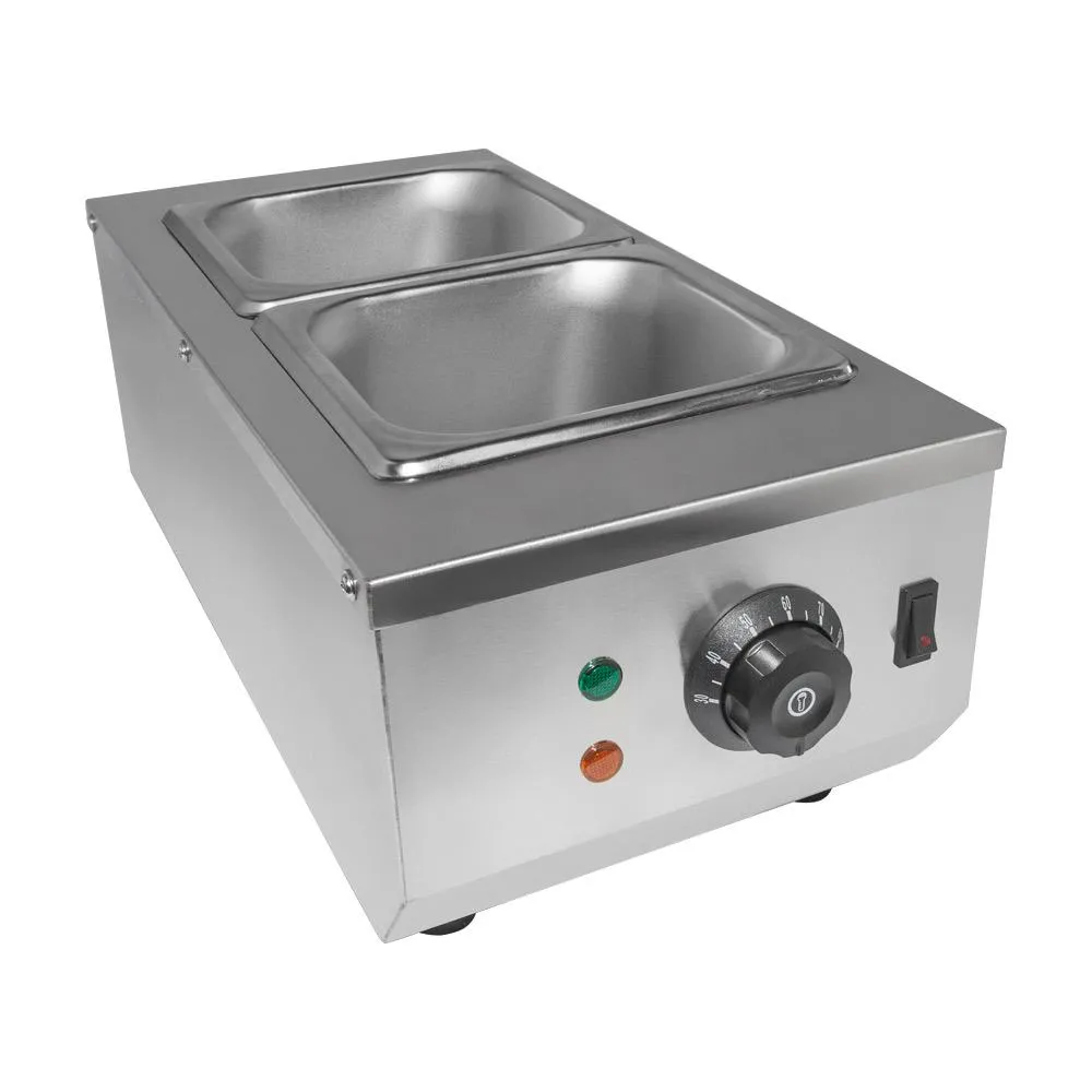 Chocolate Fondue Machine | Stainless steel Professional Melter with Water-Heating System | Manual