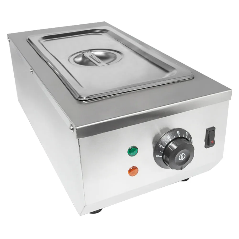 Chocolate Fondue Machine | Stainless steel Professional Melter with Water-Heating System | Manual