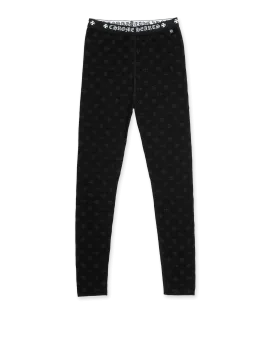 Chrome Hearts Cotton Leggings Black