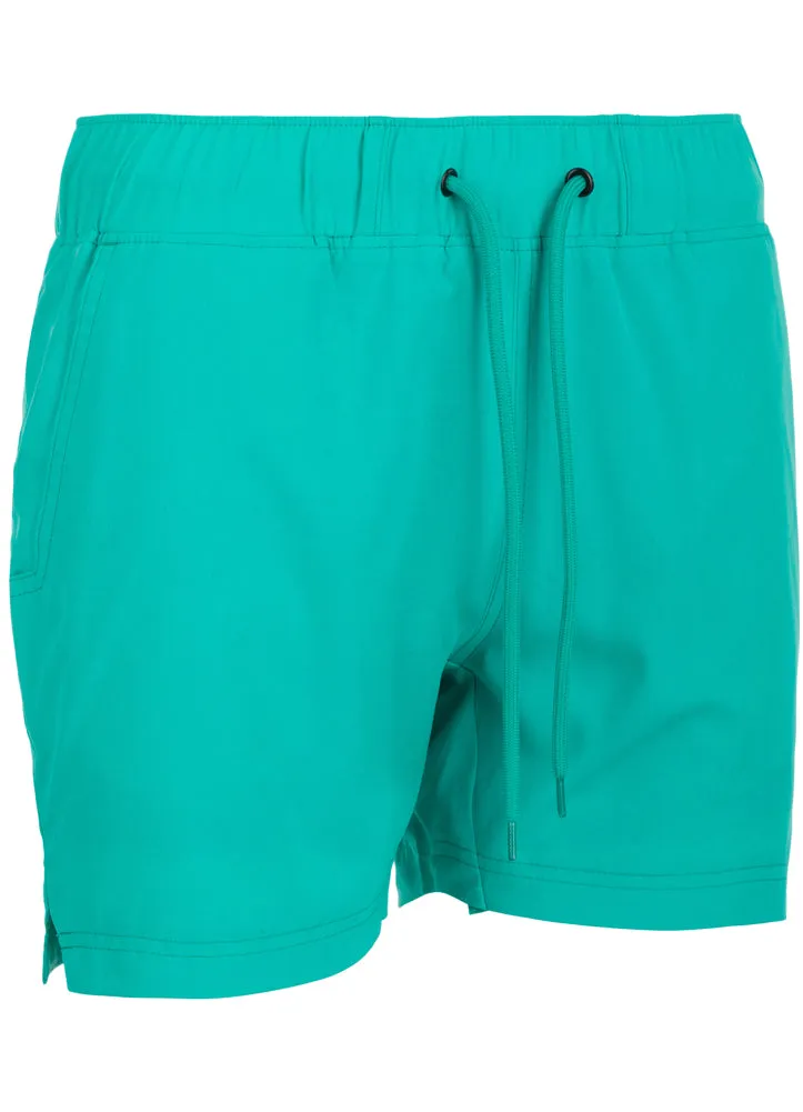 Commando Hybrid Shorts in Ceramic Teal by Drake