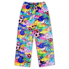 corey paige fun sports fuzzie pants