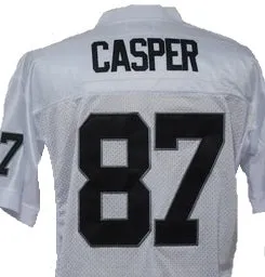 David Casper Oakland Raiders Throwback Football Jersey