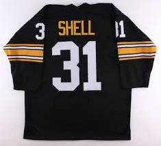 Donnie Shell Pittsburgh Steelers Long Sleeve Throwback Football Jersey