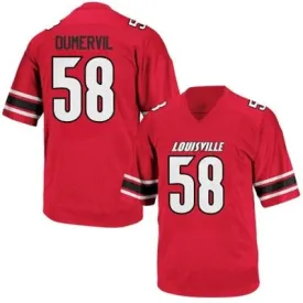 Elvis Dumervil Louisville Cardinals College Football Throwback Jersey