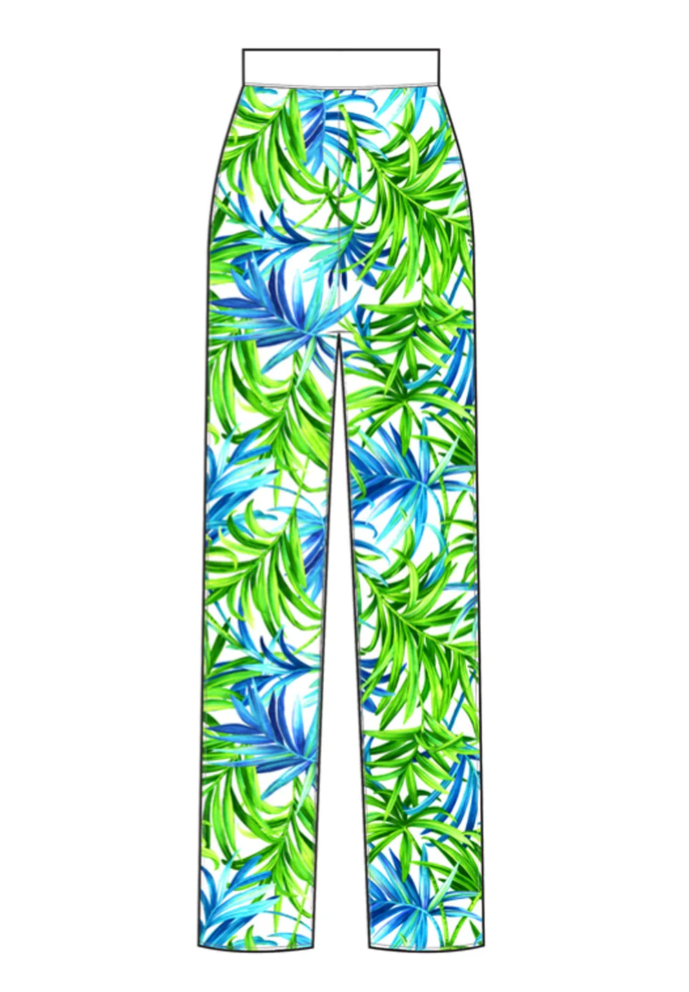 Euphoria - Paradise Palm Pants (Off-White)