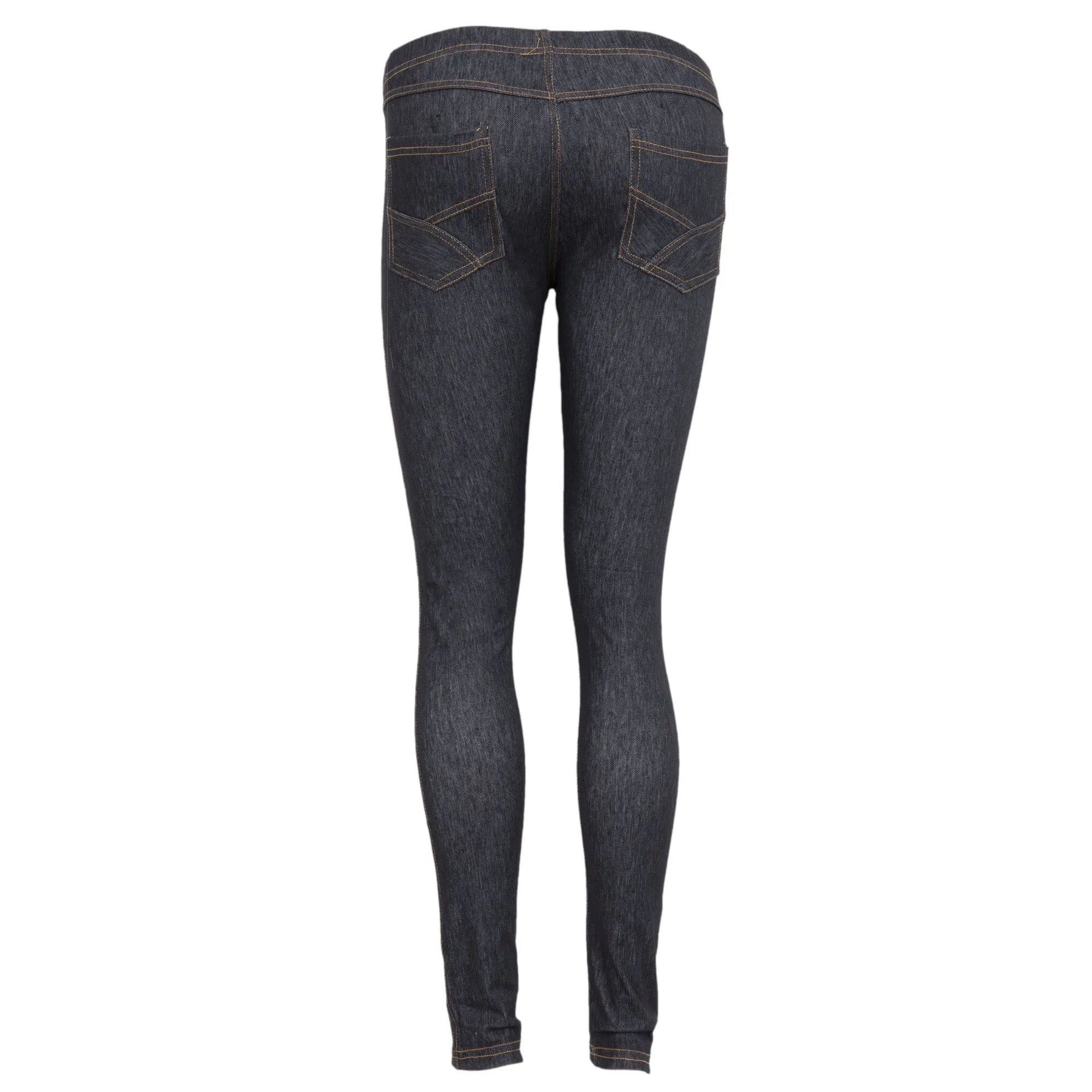 FLOSO Ladies/Womens Jeggings (Jean Look Leggings)