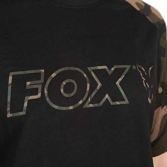 Fox Black/Camo Outline T-Shirt