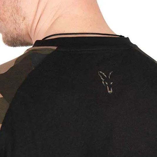 Fox Black/Camo Outline T-Shirt