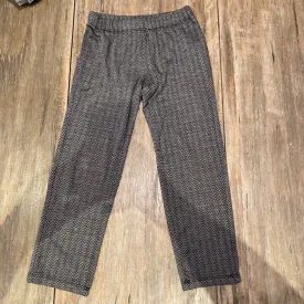 Gap Grey Zig Zag Poly Blend Leggings 4-5T