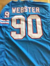 George Webster Houston Oilers Throwback Football Jersey