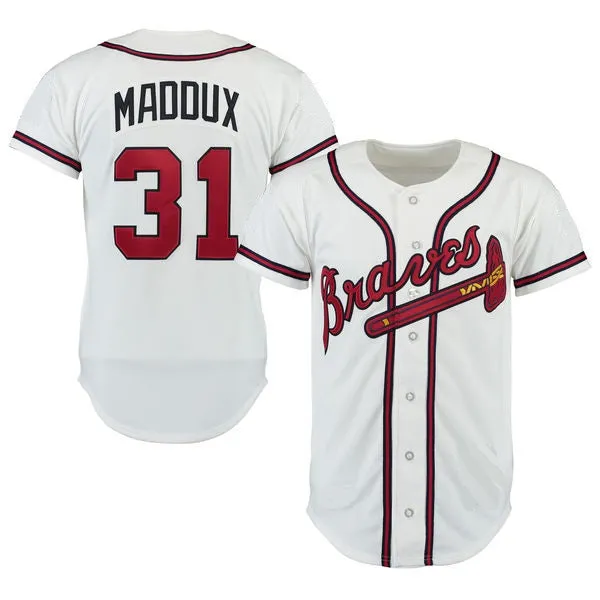 Greg Maddux Atlanta Braves Home Jersey