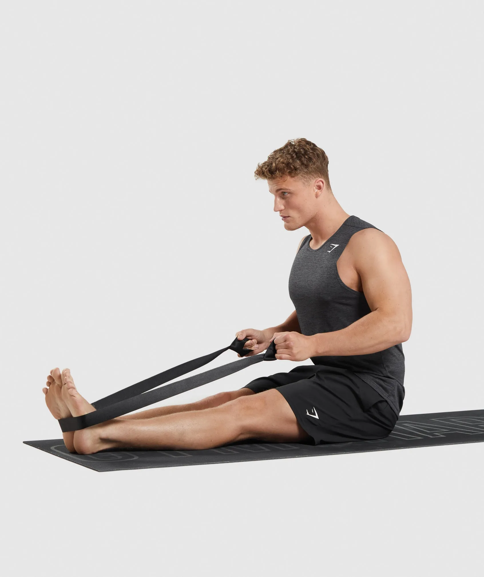 Gymshark Studio Mat Strap and Band - Black