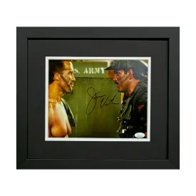 Jesse "The Body" Ventura Signed Arnold Schwarzenegger Framed 8x10 Photo