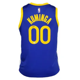 Jonathan Kuminga Signed Warriors Nike Swingman Blue Jersey (Fanatics)