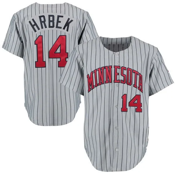 Kent Hrbek 1987 Minnesota Twins Road Jersey