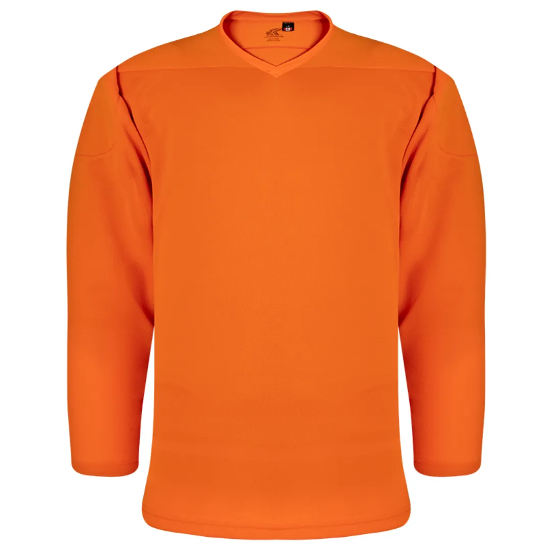 Kobe 5400 Orange Mid Weight Pro Knit Practice Hockey Jersey