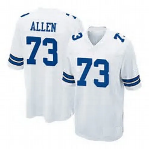 Larry Allen Dallas Cowboys Throwback Style Football Jersey