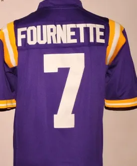 Leonard Fournette LSU Tigers College Football Throwback Jersey