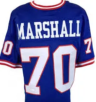 Leonard Marshall New York Giants Throwback Football Jersey