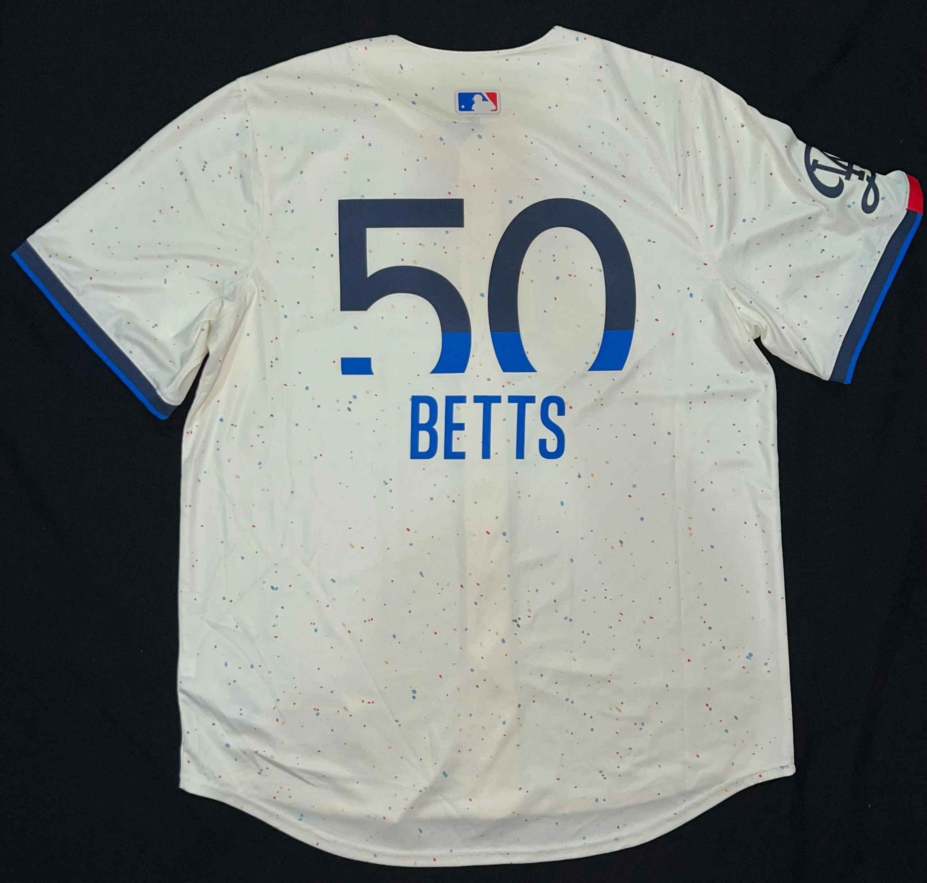 Los Angeles Dodgers MLB Genuine Merchandise #ITFDB #50 Betts 2024 City Connect Limited Men’s Jersey