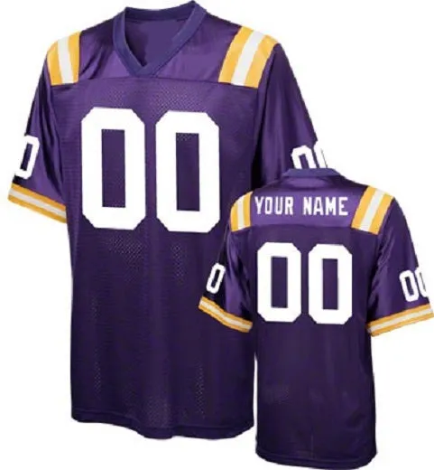 LSU Tigers Customizable Football Jersey